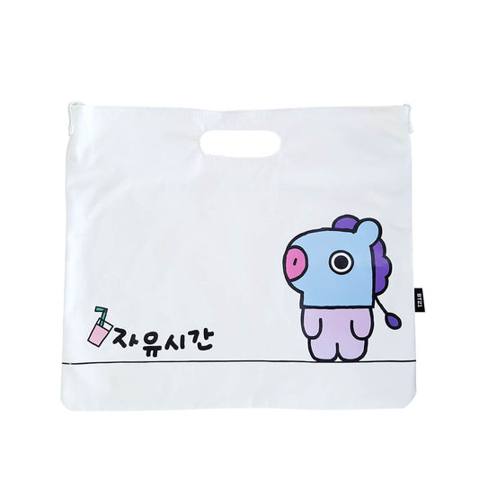 BT21 MANG Free Time Canvas Shopper L