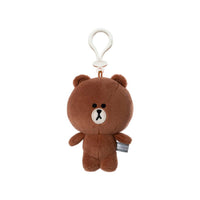 LINE FRIENDS BROWN Basic Mascot Keychain