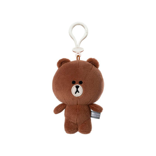 LINE FRIENDS BROWN Basic Mascot Keychain