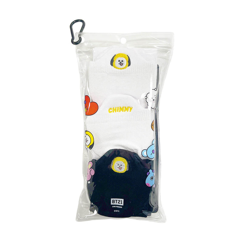 BT21 CHIMMY Sneaker Socks 3pk