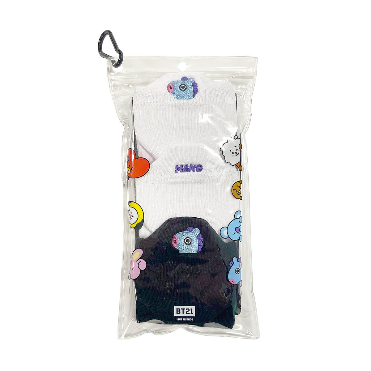 BT21 MANG Sneaker Socks 3pk