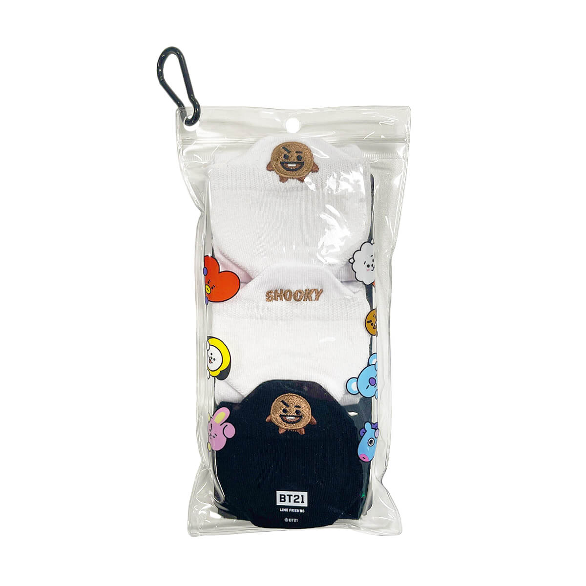 BT21 SHOOKY Sneaker Socks 3pk