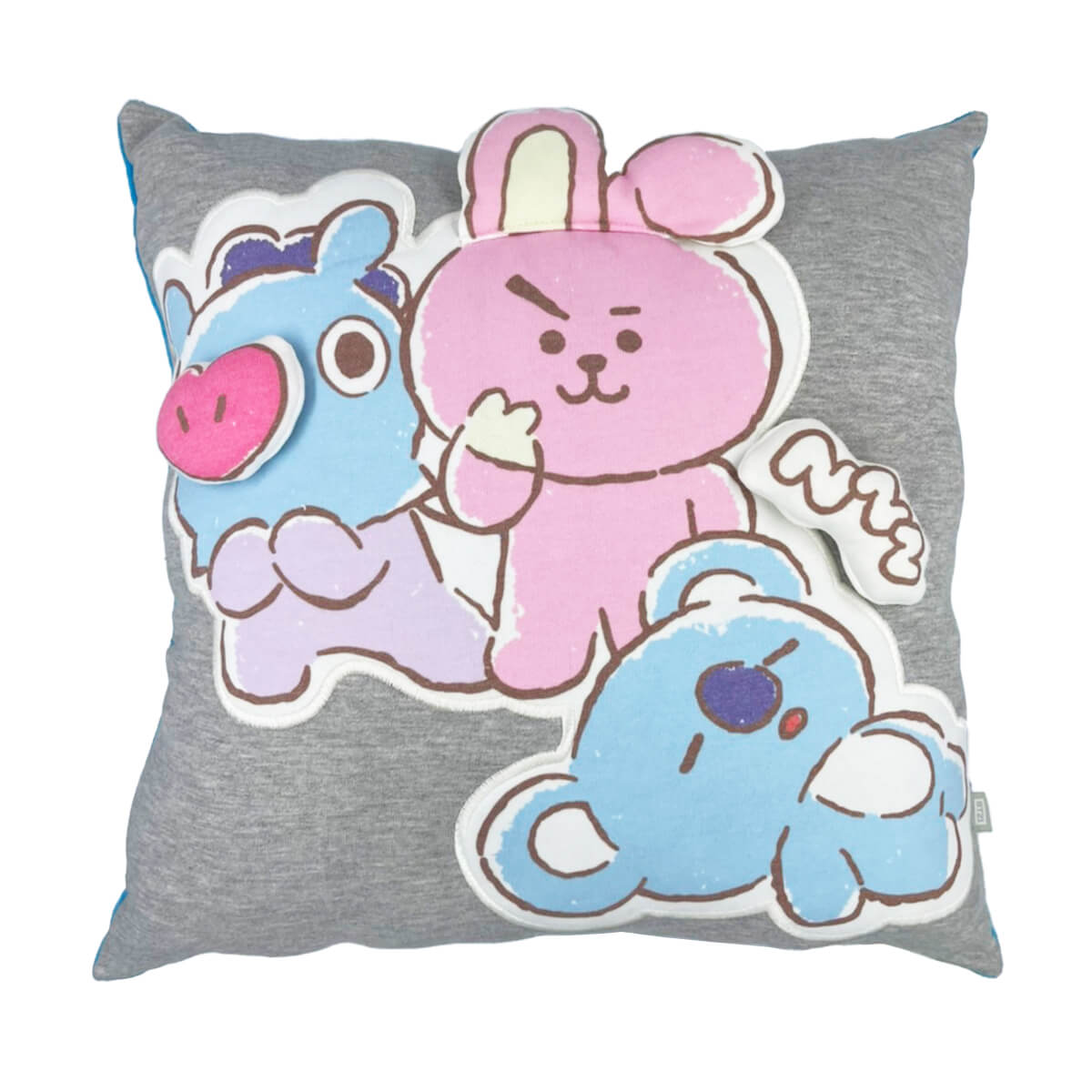 BT21 MANG, COOKY & KOYA WOW Cushion