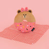 LINE FRIENDS with ZippyPaws CHOCO Donut Buddies Dog Toy