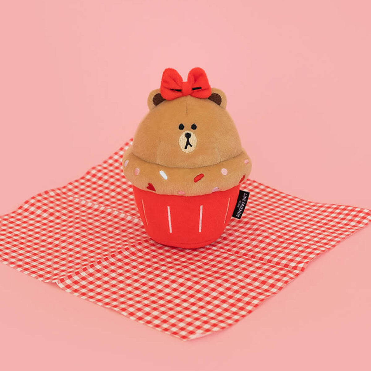 LINE FRIENDS with ZippyPaws CHOCO Cupcake Dog Toy
