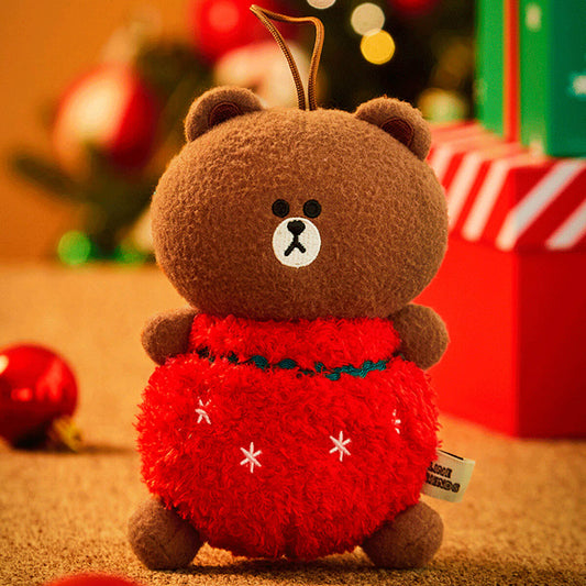 LINE FRIENDS BROWN Holiday Mini Ornament