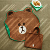 LINE FRIENDS Hug BROWN Throw Blanket