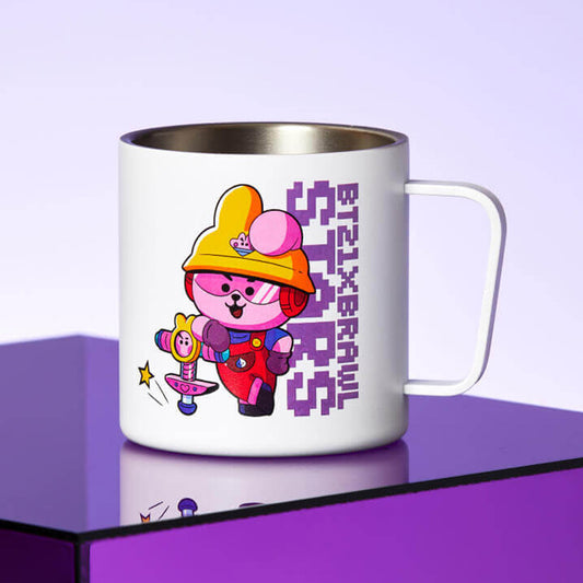 BT21 X Brawl Stars JACKY COOKY Stainless Steel Mug