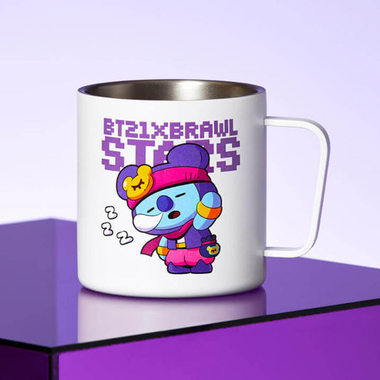 BT21 X Brawl Stars SANDY KOYA Stainless Steel Mug