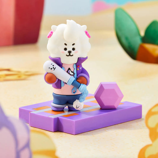 BT21 X Brawl Stars BIBI RJ Buildable Figure